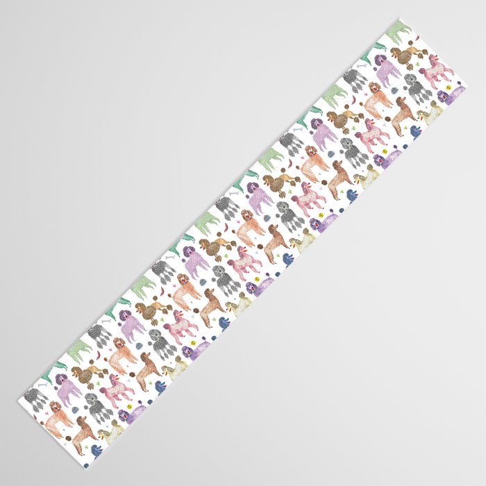 Poodles by Veronique de Jong Table Runner Gallery Image 3