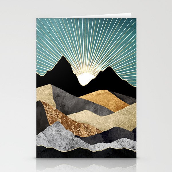 Metallic Daybreak Stationery Card Gallery Image 1