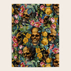Skull and Flowers Pattern Poster Gallery Image 4