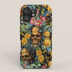 Skull and Flowers Pattern iPhone Case Gallery Image 1
