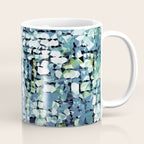 Blue Green Abstract Geometric Low Poly Modern Art Coffee Mug Gallery Image 1