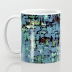 Blue Green Abstract Geometric Low Poly Modern Art Coffee Mug Gallery Image 3