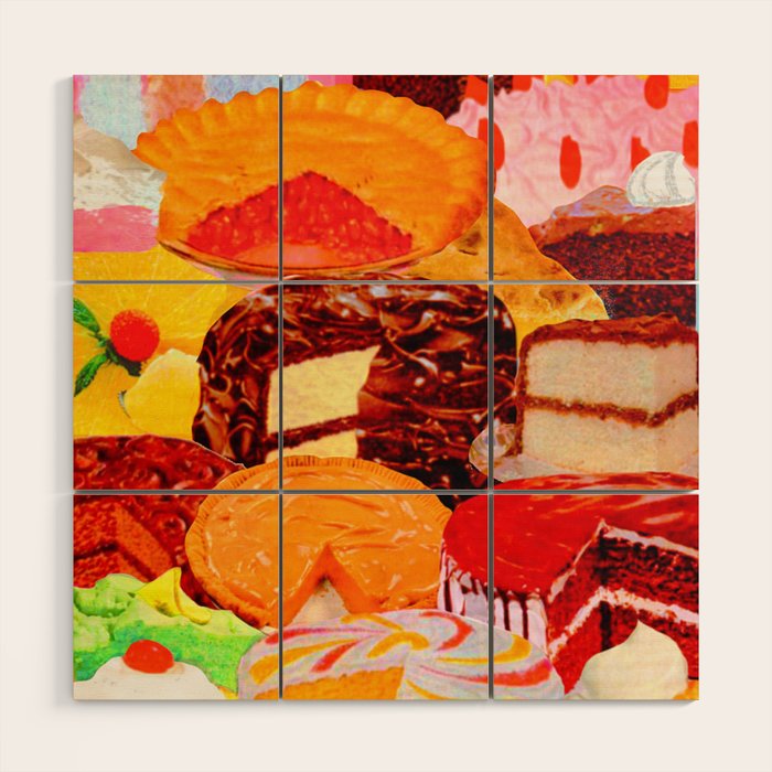 I Like Free Dessert Wood Wall Art Gallery Image 1