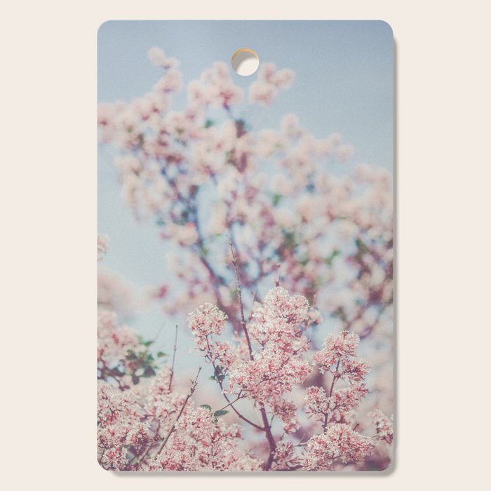 Spring Lilac Flowers Against the Sky Cutting Board Gallery Image 1
