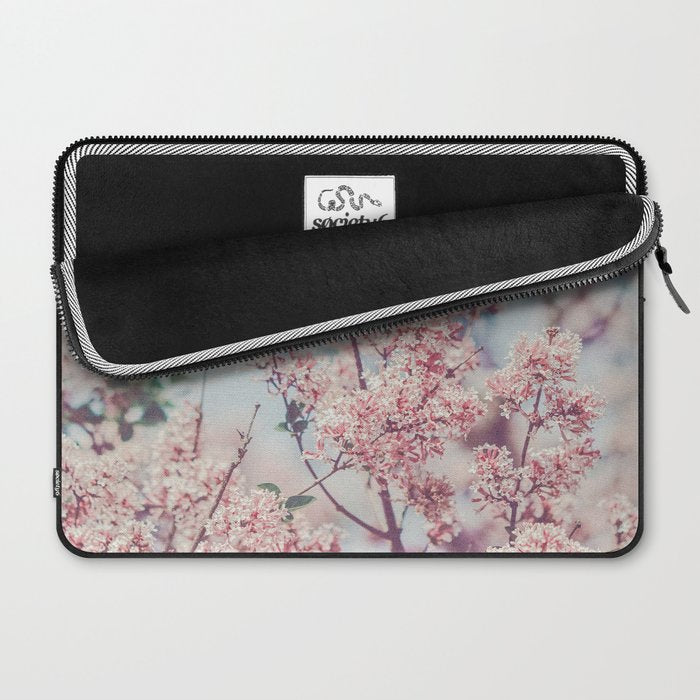Spring Lilac Flowers Against the Sky Laptop Sleeve Gallery Image 2