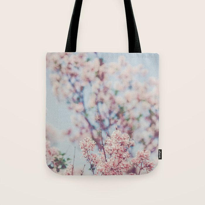 Spring Lilac Flowers Against the Sky Tote Bag Gallery Image 1