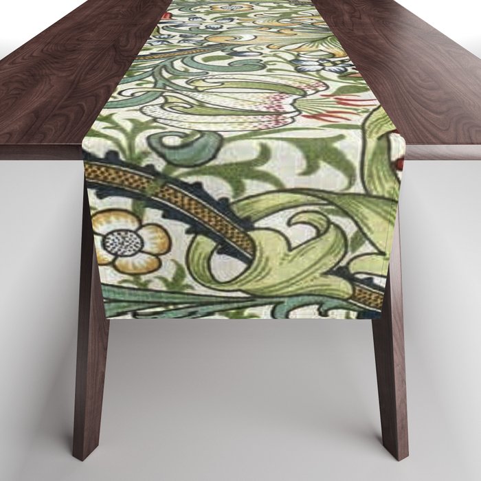 William Morris honeysucklea, Morris floral , No.4, Table Runner Gallery Image 1