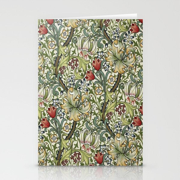 William Morris honeysucklea, Morris floral , No.4, Stationery Card Gallery Image 1