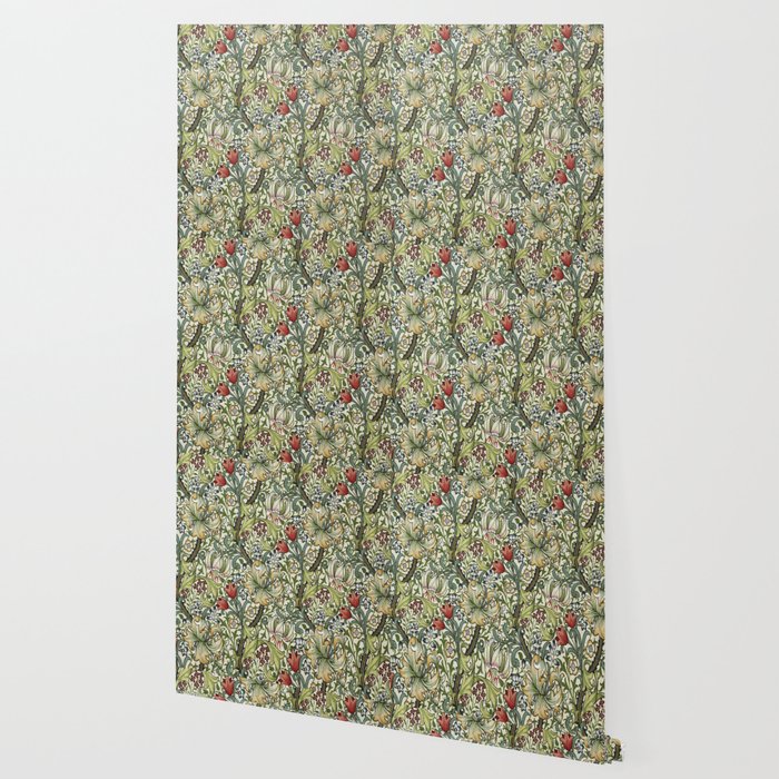 William Morris honeysucklea, Morris floral , No.4, Wallpaper Gallery Image 2