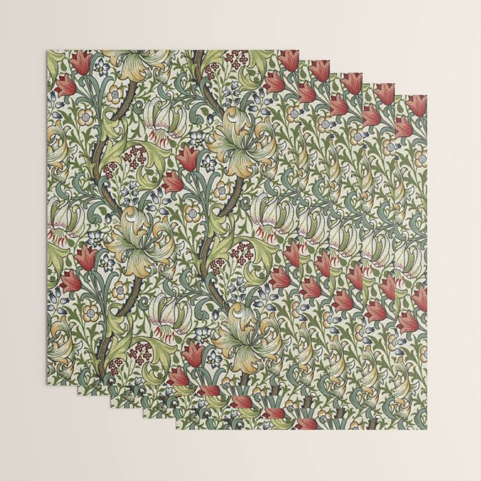 William Morris honeysucklea, Morris floral , No.4, Wrapping Paper Gallery Image 3