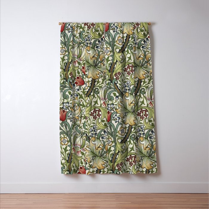 William Morris honeysucklea, Morris floral , No.4, Window Curtain Gallery Image 3
