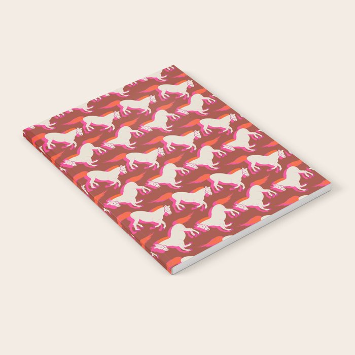 Horses in red Notebook Gallery Image 2