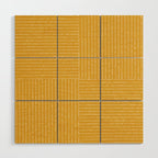 Lines III (Yellow) Wood Wall Art Gallery Image 1