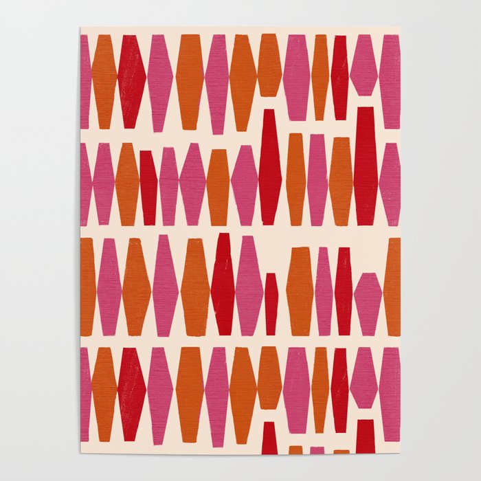 Bold Colorful Geometrics Poster Gallery Image 1
