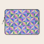 Kaleidoscope Tile Pattern VII Colorful Bright 90s Laptop Sleeve Gallery Image 1