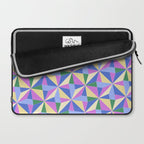 Kaleidoscope Tile Pattern VII Colorful Bright 90s Laptop Sleeve Gallery Image 2