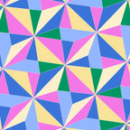 Kaleidoscope Tile Pattern VII Colorful Bright 90s Coffee Mug Gallery Image 2
