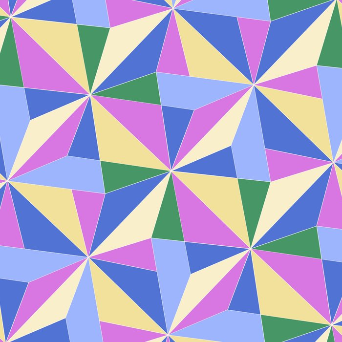 Kaleidoscope Tile Pattern VII Colorful Bright 90s Coffee Mug Gallery Image 2