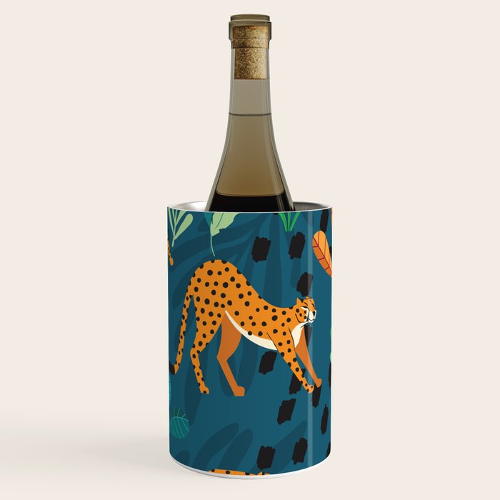 Cheetah pattern 001 Wine Chiller Gallery Image 1