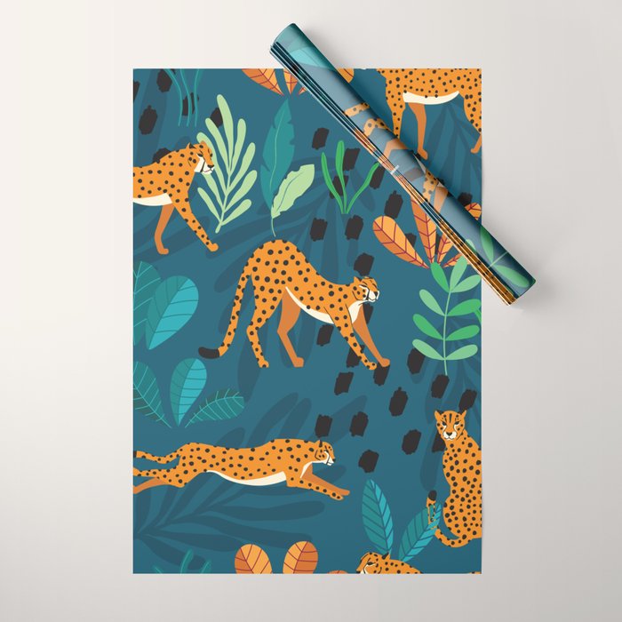 Cheetah pattern 001 Wrapping Paper