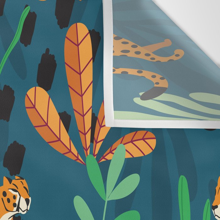 Cheetah pattern 001 Wall Tapestry Gallery Image 3