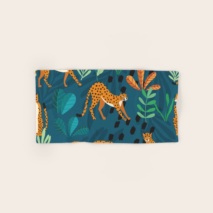 Cheetah pattern 001 Bath Towel Gallery Image 1