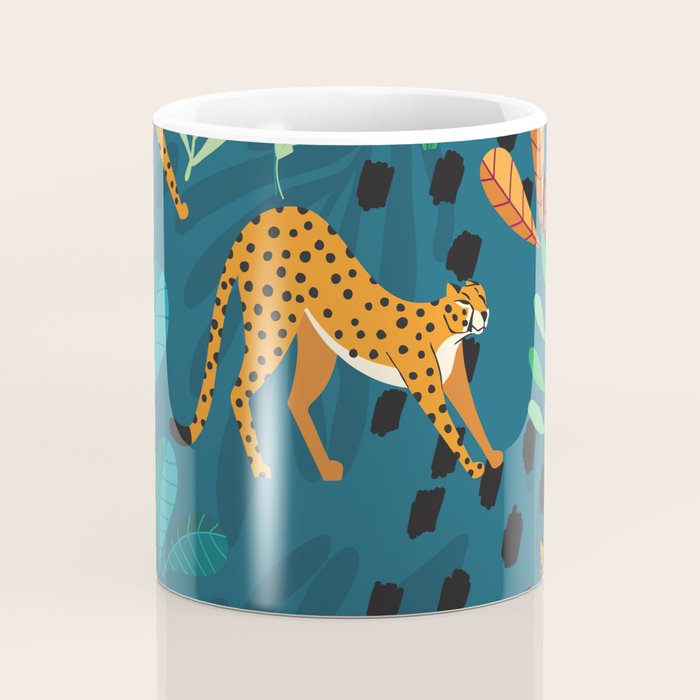 Cheetah pattern 001 Coffee Mug Gallery Image 4