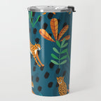 Cheetah pattern 001 Travel Mug Gallery Image 2