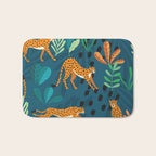 Cheetah pattern 001 Bath Mat Gallery Image 1