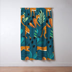 Cheetah pattern 001 Window Curtain Gallery Image 3