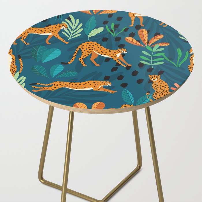 Cheetah pattern 001 Side Table Gallery Image 2