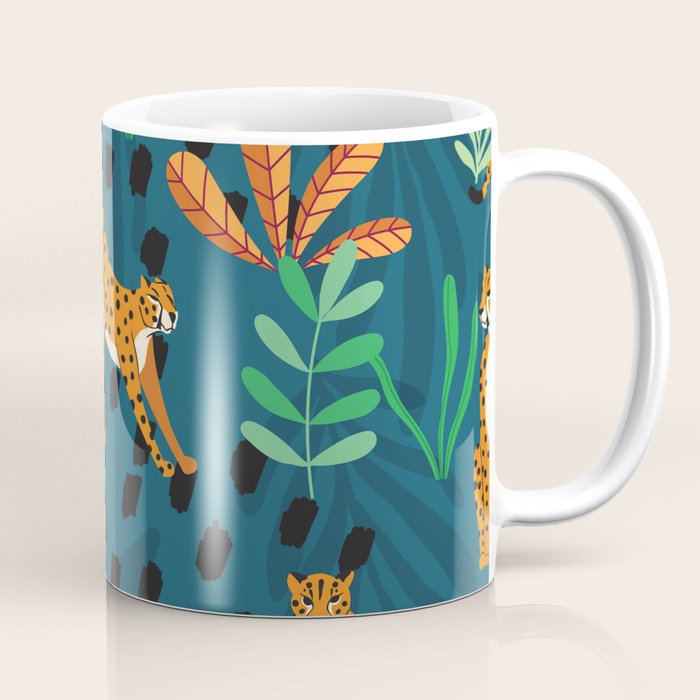 Cheetah pattern 001 Coffee Mug Gallery Image 1
