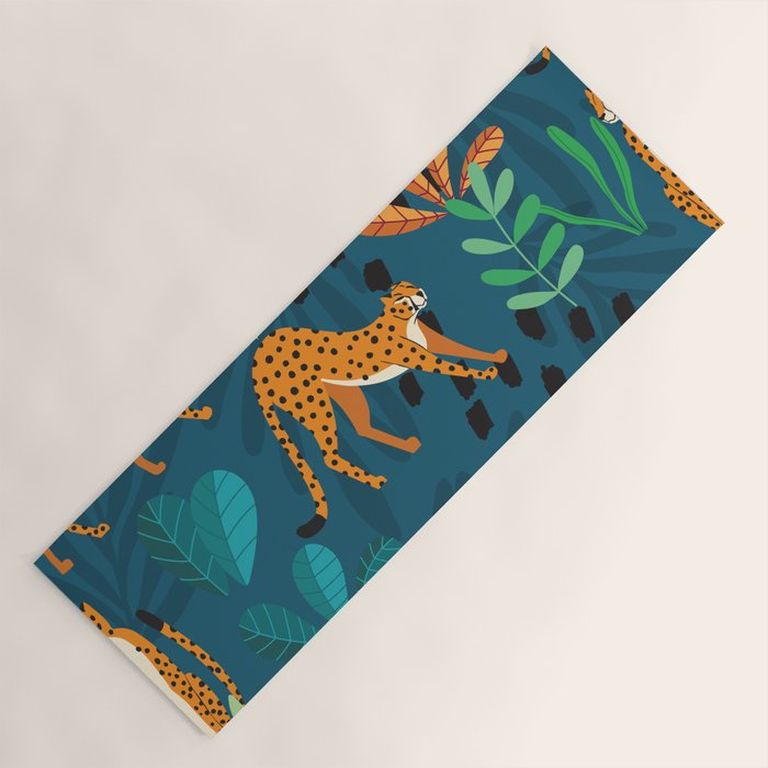 Cheetah pattern 001 Yoga Mat