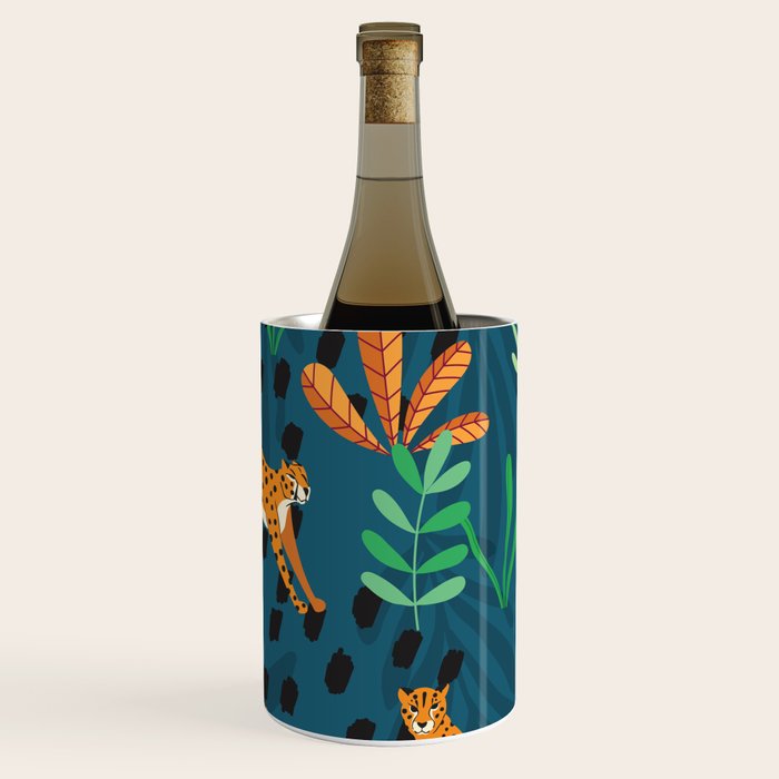 Cheetah pattern 001 Wine Chiller Gallery Image 3