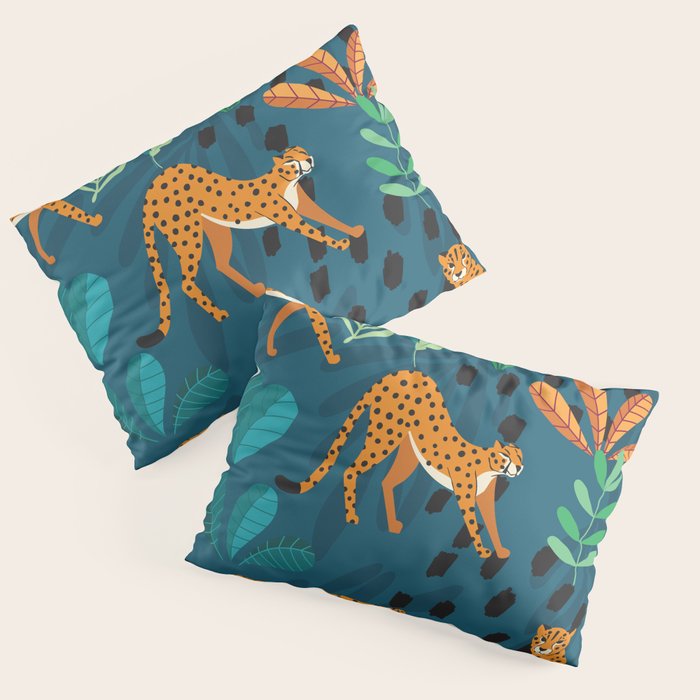 Cheetah pattern 001 Pillow Sham Gallery Image 3