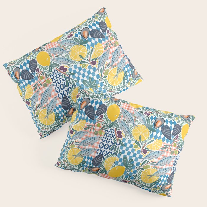 Citrus Coastal Adventure Pillow Sham Gallery Image 1