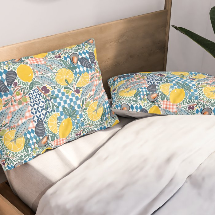 Citrus Coastal Adventure Pillow Sham Gallery Image 2