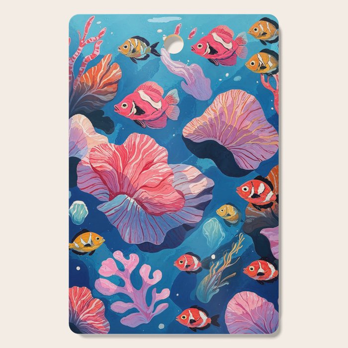 Oceanic Life Cutting Board Gallery Image 1