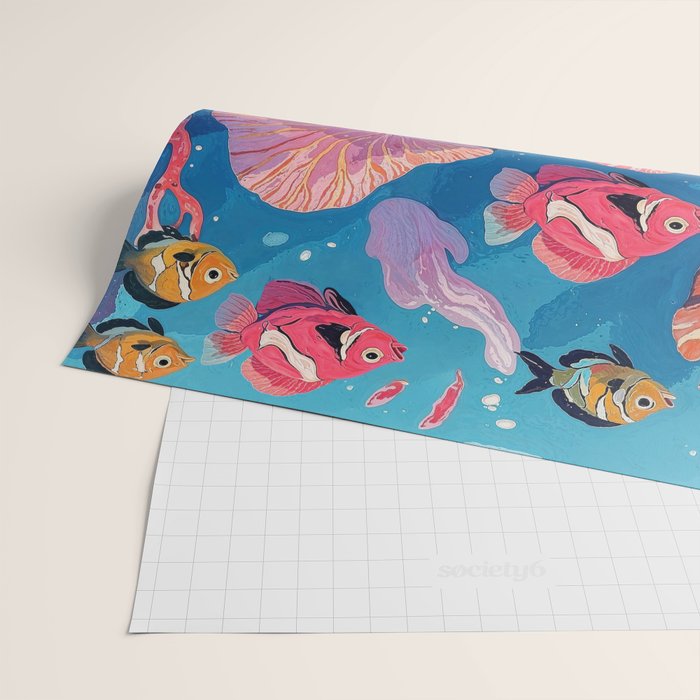 Oceanic Life Wrapping Paper Gallery Image 2