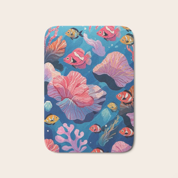 Oceanic Life Bath Mat Gallery Image 1