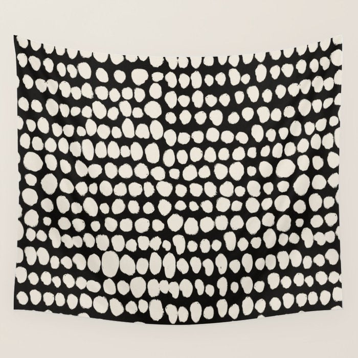 Irregular Polka Dot Pattern #2 Wall Tapestry Gallery Image 4