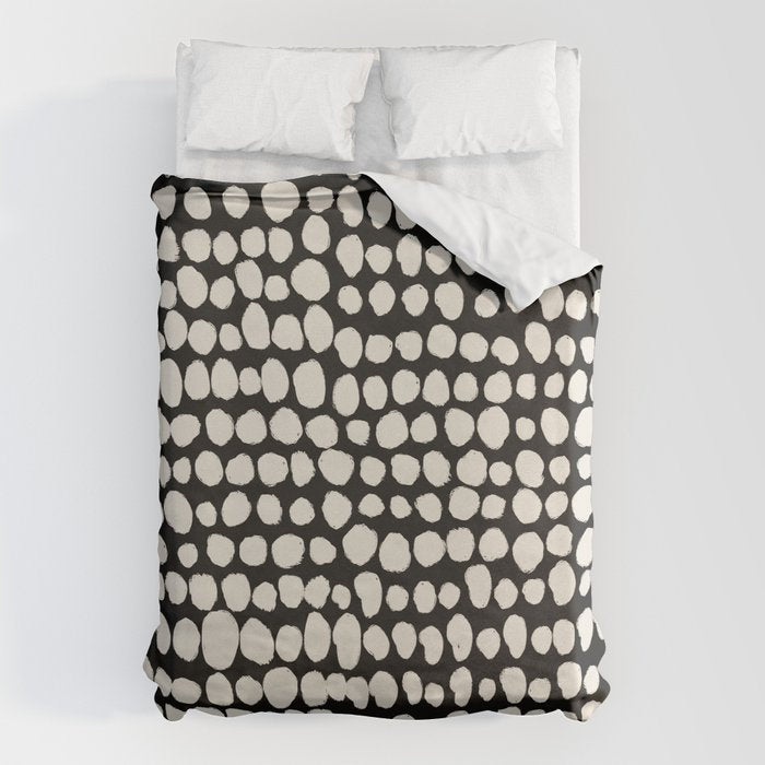 Irregular Polka Dot Pattern #2 Duvet Cover Gallery Image 6
