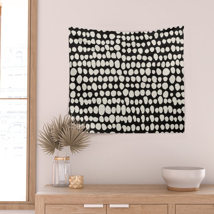 Irregular Polka Dot Pattern #2 Wall Tapestry Gallery Image 2