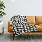 Irregular Polka Dot Pattern #2 Throw Blanket Gallery Image 1