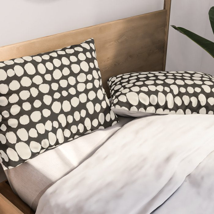 Irregular Polka Dot Pattern #2 Pillow Sham Gallery Image 2