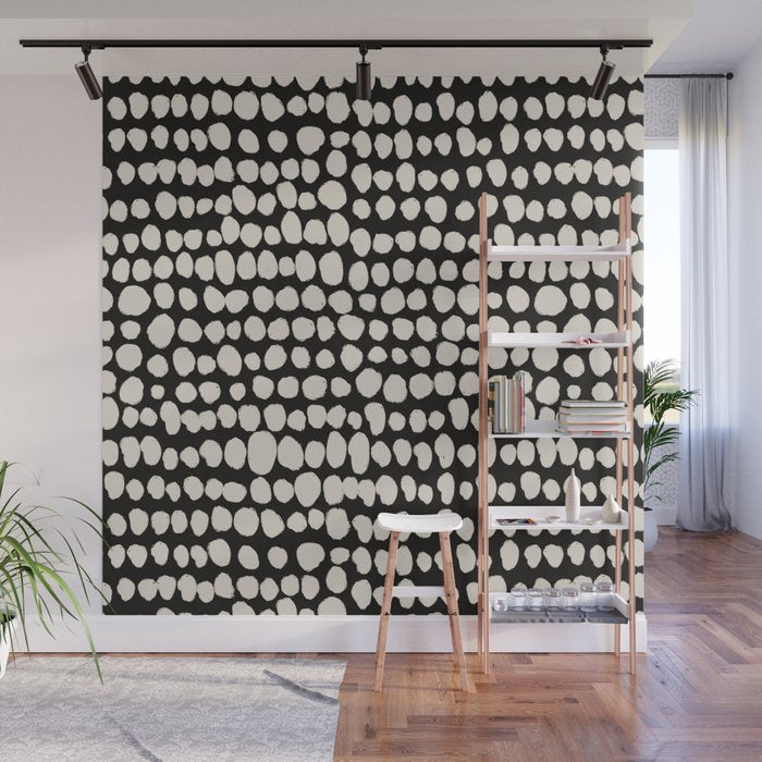 Irregular Polka Dot Pattern #2 Wall Mural Gallery Image 1
