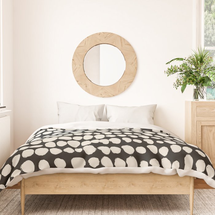 Irregular Polka Dot Pattern #2 Duvet Cover Gallery Image 3