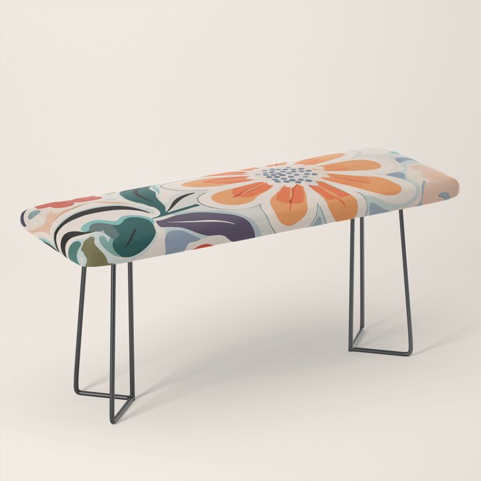 Charlotte Flower Market Print Bench Gallery Image 1