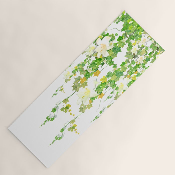 Watercolor Ivy Yoga Mat Gallery Image 1