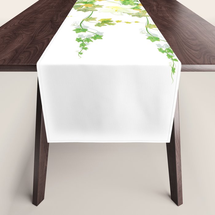 Watercolor Ivy Table Runner Gallery Image 1